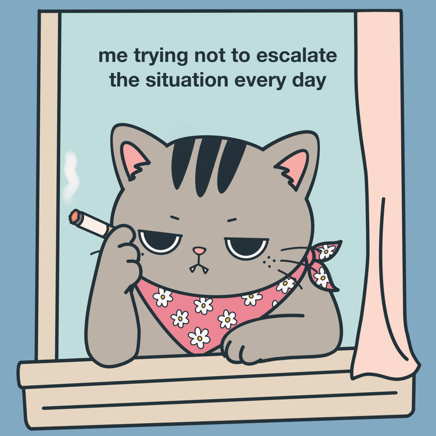 An ordinary day of practicing restraint—with mixed results.